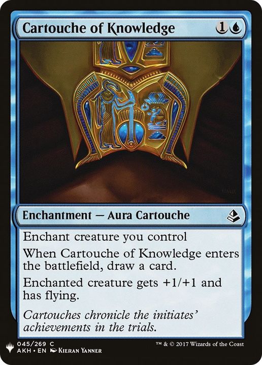 Cartouche of Knowledge in the group Magic the Gathering / Types / Colors / Blue at Proxyprinters.com (21459)