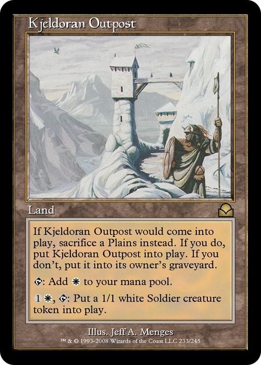 Kjeldoran Outpost in the group Singles at Proxyprinters.com (21507)