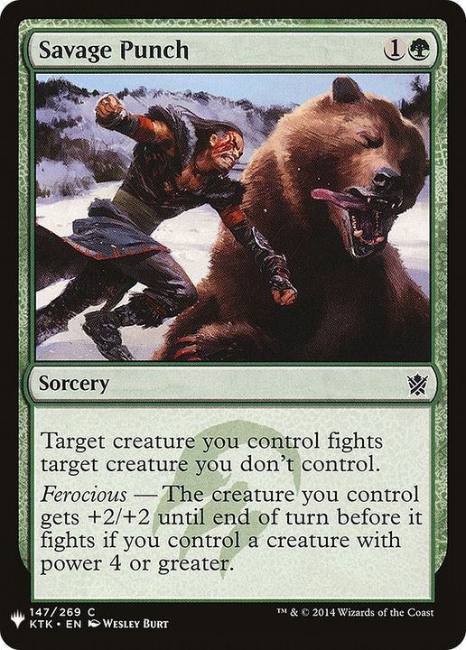 Savage Punch in the group Magic the Gathering / Sets / The List at Proxyprinters.com (21519)