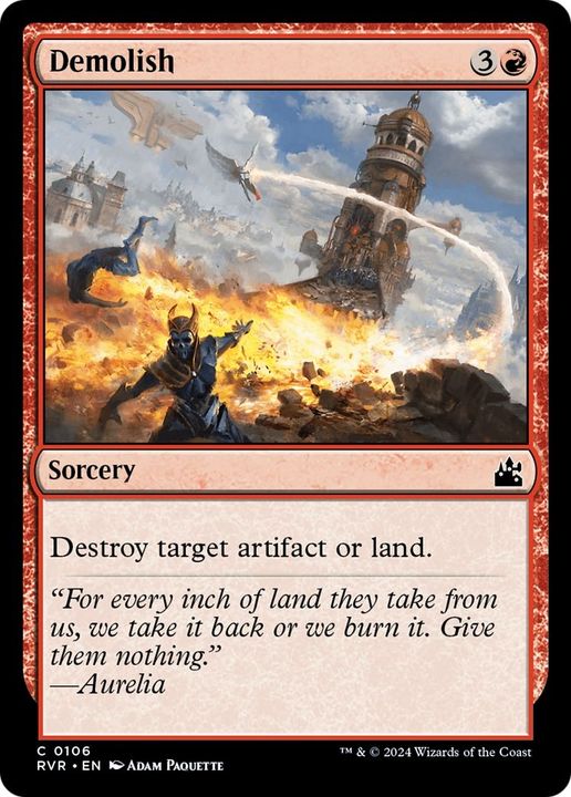 Demolish in the group Magic the Gathering / Sets / Ravnica: City of Guilds Promos at Proxyprinters.com (21526)