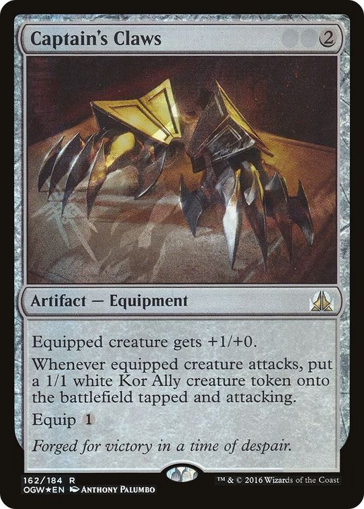 Captain's Claws in the group Magic the Gathering / Types / Artifacts / Artifact at Proxyprinters.com (21553)