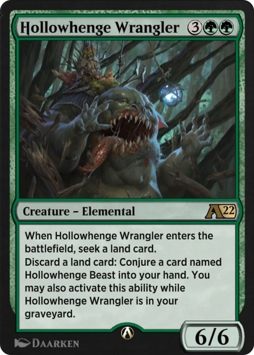 Hollowhenge Wrangler in the group Magic the Gathering / Types / Colors / Green at Proxyprinters.com (21568)