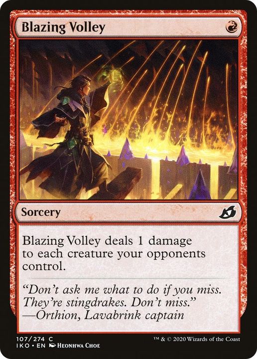 Blazing Volley in the group Magic the Gathering / Types / Colors / Red at Proxyprinters.com (21569)