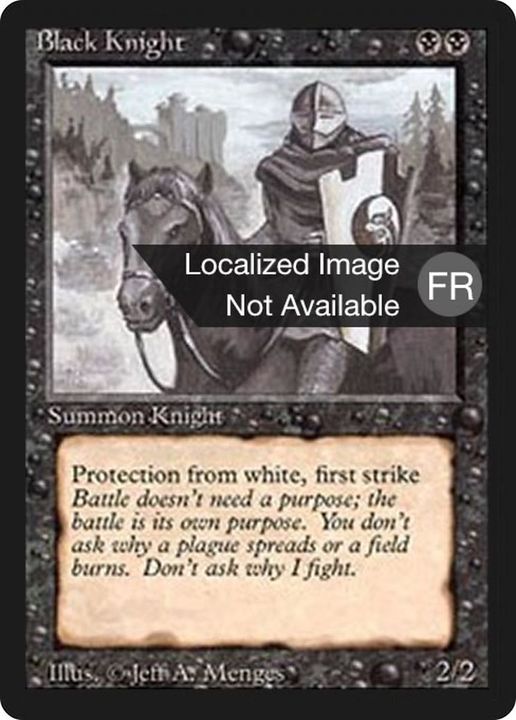 Black Knight in the group Magic the Gathering / Types / Creatures / Human at Proxyprinters.com (2157)