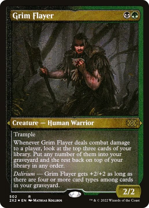 Grim Flayer in the group Magic the Gathering / Types / Colors / Multicolors / B, G at Proxyprinters.com (21571)