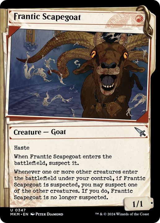 Frantic Scapegoat in the group Magic the Gathering / Types / Colors / Red at Proxyprinters.com (21575)