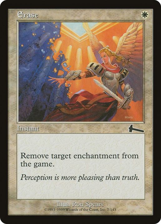 Erase in the group Magic the Gathering / Types / Colors / White at Proxyprinters.com (2158)