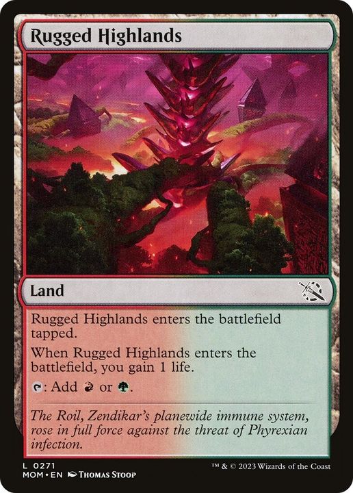 Rugged Highlands in the group Magic the Gathering / Types / Colors / Colorless at Proxyprinters.com (21588)