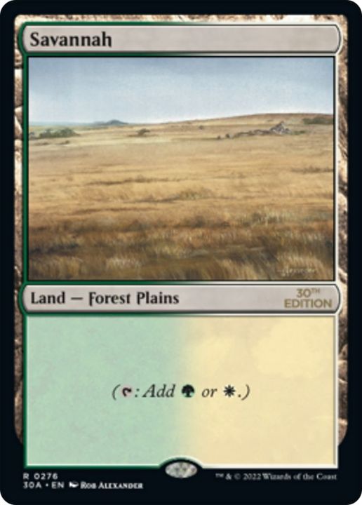 Savannah in the group Magic the Gathering / Types / Land / Forest at Proxyprinters.com (21599)