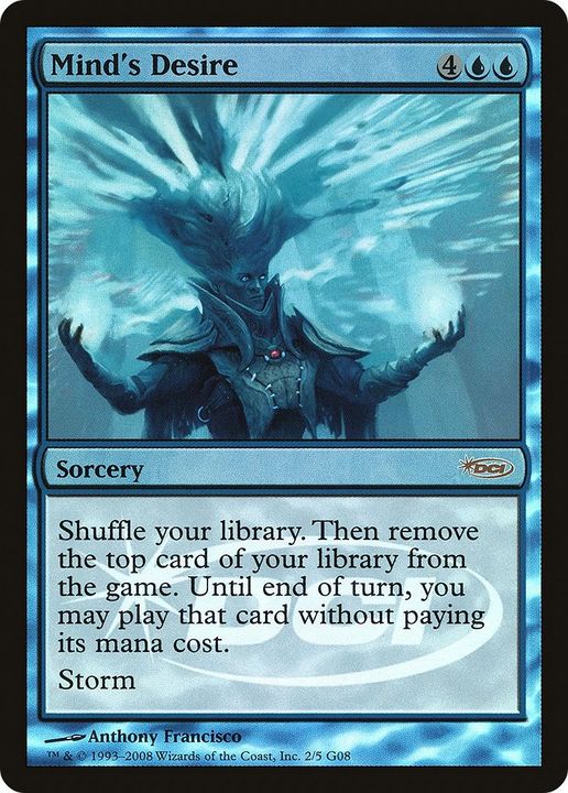 Mind's Desire in the group Magic the Gathering / Types / Colors / Blue at Proxyprinters.com (21605)