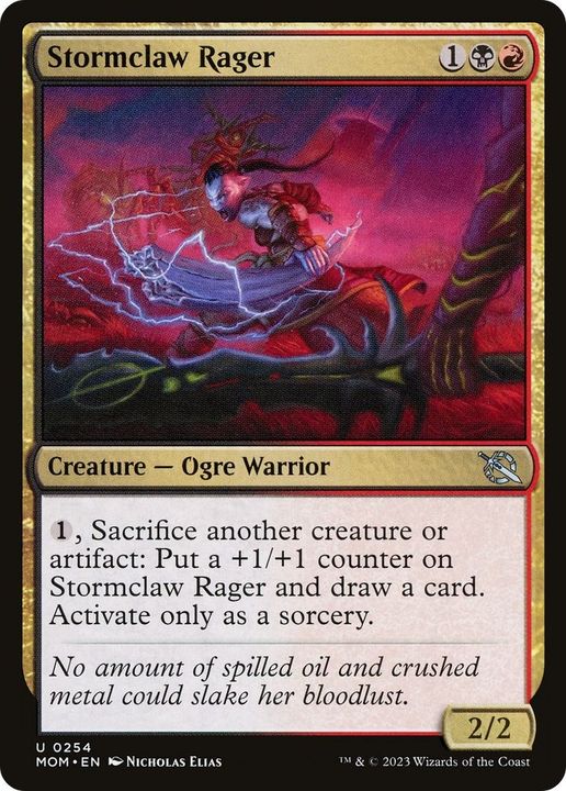 Stormclaw Rager in the group Magic the Gathering / Sets / March of the Machine Jumpstart Front Cards at Proxyprinters.com (21617)