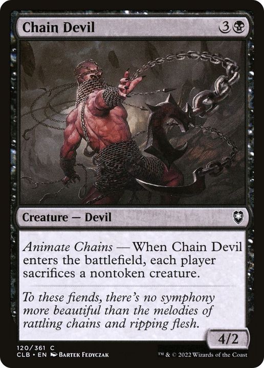 Chain Devil in the group Magic the Gathering / Types / Colors / Black at Proxyprinters.com (21694)