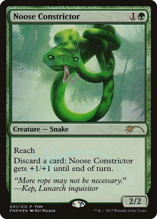 Noose Constrictor in the group Magic the Gathering / Types / Colors / Green at Proxyprinters.com (21703)