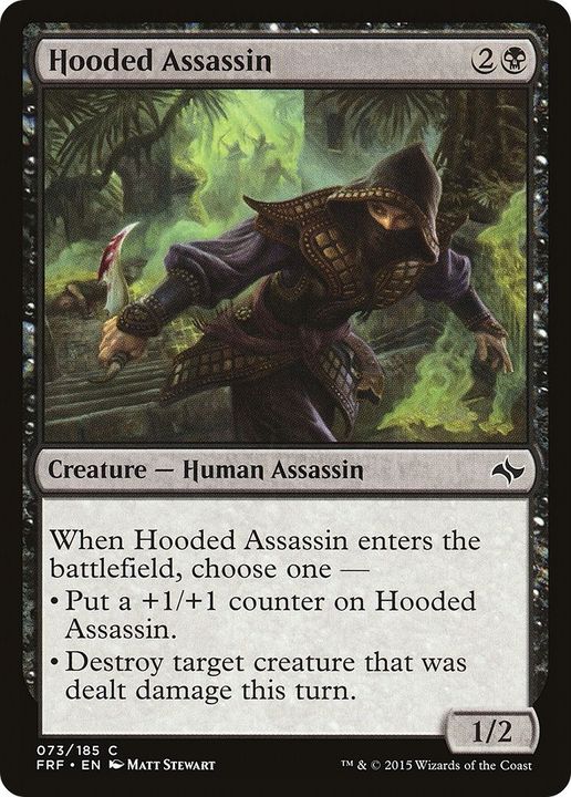 Hooded Assassin in the group Magic the Gathering / Types / Creatures / Human at Proxyprinters.com (2171)