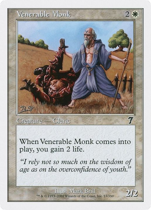 Venerable Monk in the group Magic the Gathering / Types / Creatures / Human at Proxyprinters.com (21727)