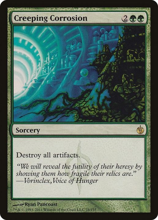 Creeping Corrosion in the group Magic the Gathering / Types / Colors / Green at Proxyprinters.com (2173)