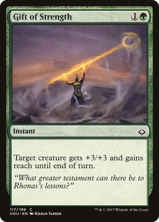 Gift of Strength in the group Magic the Gathering / Types / Colors / Green at Proxyprinters.com (21756)