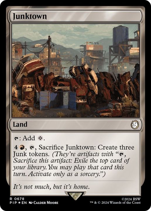 Junktown in the group Magic the Gathering / Types / Colors / Colorless at Proxyprinters.com (21761)