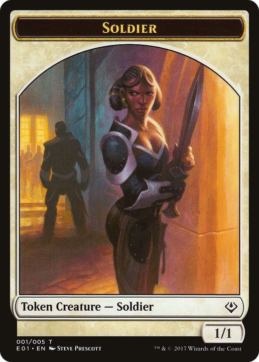 Soldier in the group Magic the Gathering / Types / Colors / White at Proxyprinters.com (21765)