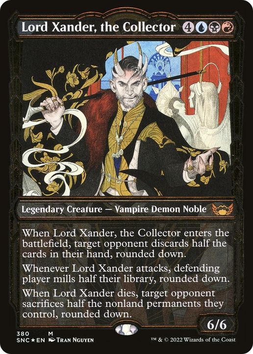 Lord Xander, the Collector in the group Magic the Gathering / Types / Colors / Multicolors / B, R, U at Proxyprinters.com (21779)