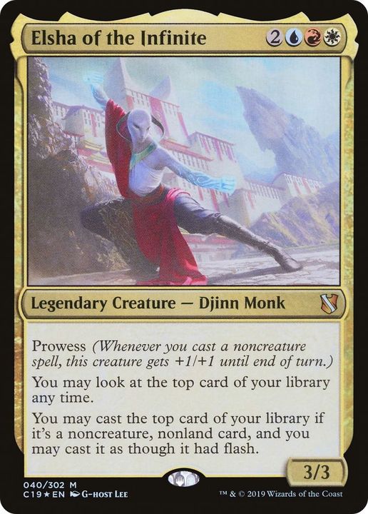 Elsha of the Infinite in the group Magic the Gathering / Types / Colors / Multicolors / R, U, W at Proxyprinters.com (21795)