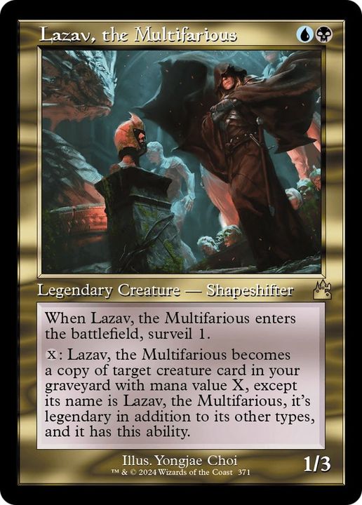 Lazav, the Multifarious in the group Magic the Gathering / Types / Colors / Multicolors / B, U at Proxyprinters.com (21796)