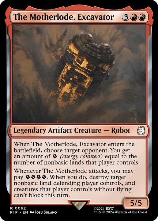 The Motherlode, Excavator in the group Magic the Gathering / Sets / Fallout at Proxyprinters.com (21801)