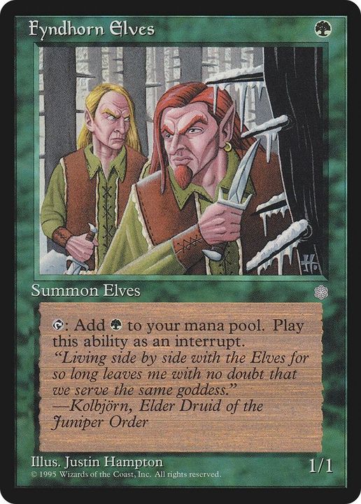 Fyndhorn Elves in the group Magic the Gathering / Types / Creatures / Elf at Proxyprinters.com (21812)