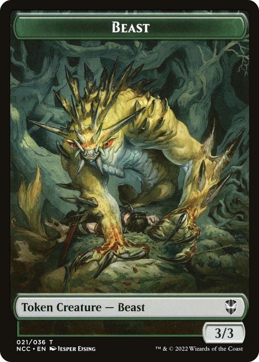 Beast in the group Magic the Gathering / Types / Colors / Green at Proxyprinters.com (21857)