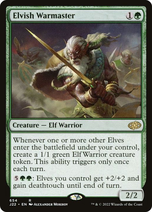 Elvish Warmaster in the group Magic the Gathering / Types / Creatures / Warrior at Proxyprinters.com (21860)