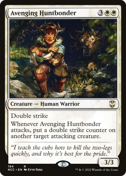 Avenging Huntbonder in the group Magic the Gathering / Types / Creatures / Warrior at Proxyprinters.com (2190)