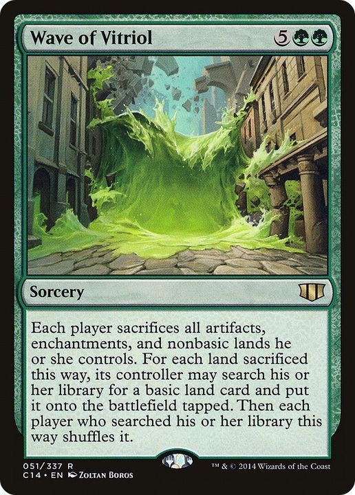 Wave of Vitriol in the group Magic the Gathering / Types / Colors / Green at Proxyprinters.com (21901)