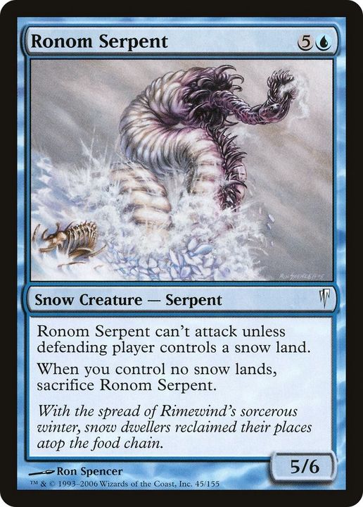 Ronom Serpent in the group Magic the Gathering / Sets / Coldsnap at Proxyprinters.com (21927)