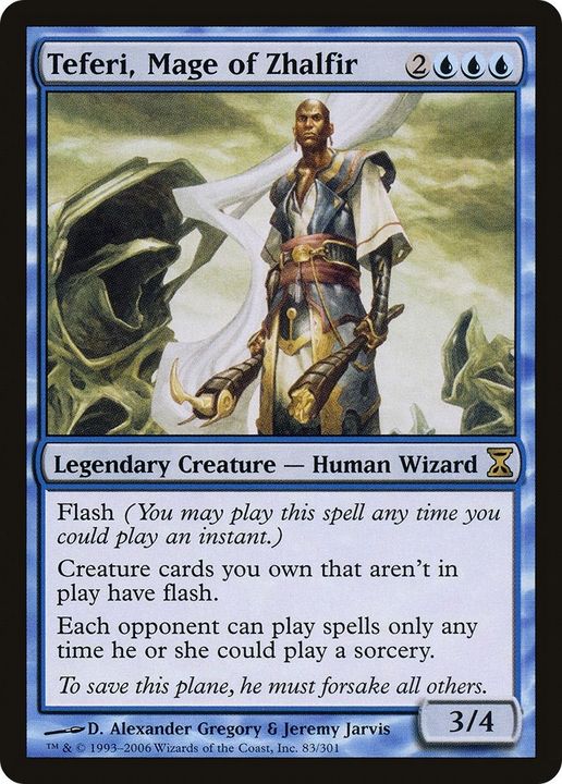 Teferi, Mage of Zhalfir in the group Magic the Gathering / Types / Creatures / Wizard at Proxyprinters.com (21945)