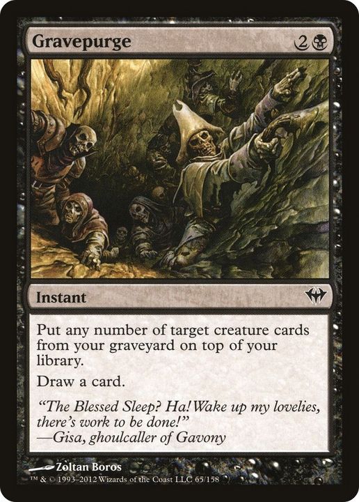 Gravepurge in the group Magic the Gathering / Types / Colors / Black at Proxyprinters.com (21960)