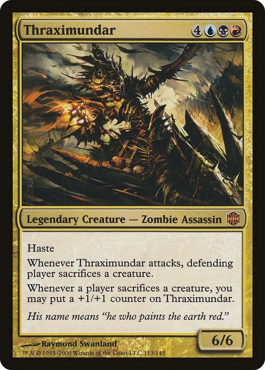 Thraximundar in the group Magic the Gathering / Types / Colors / Multicolors / B, R, U at Proxyprinters.com (21979)