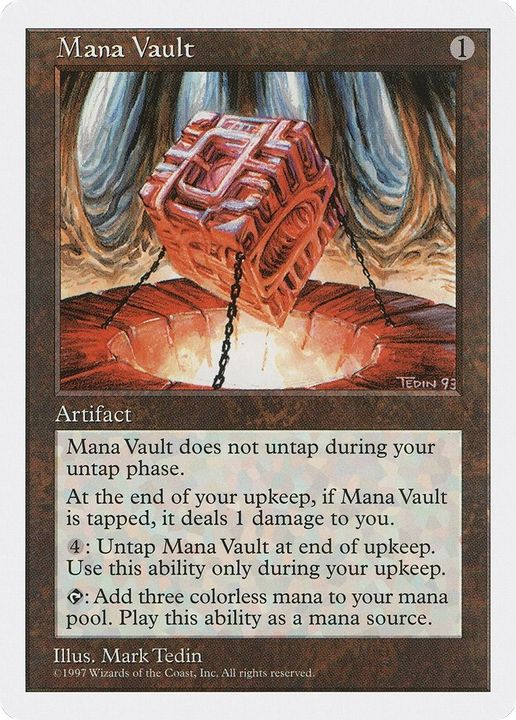 Mana Vault in the group Magic the Gathering / Types / Artifacts / Artifact at Proxyprinters.com (2202)