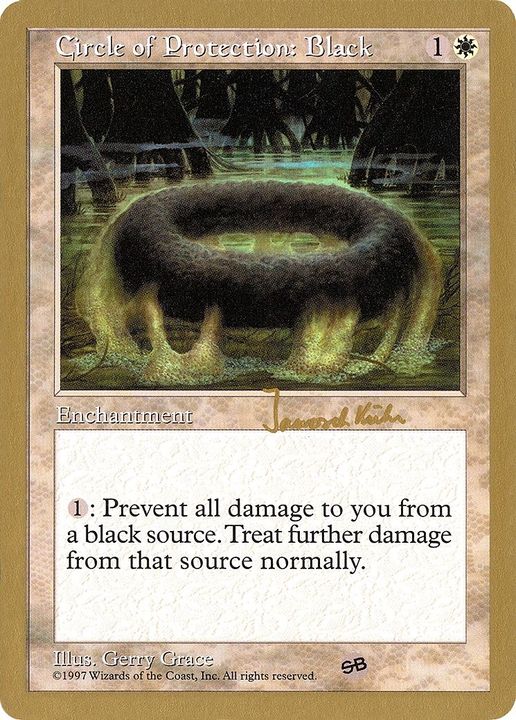 Circle of Protection: Black in the group Magic the Gathering / Sets / World Championship Decks 1997 at Proxyprinters.com (22028)