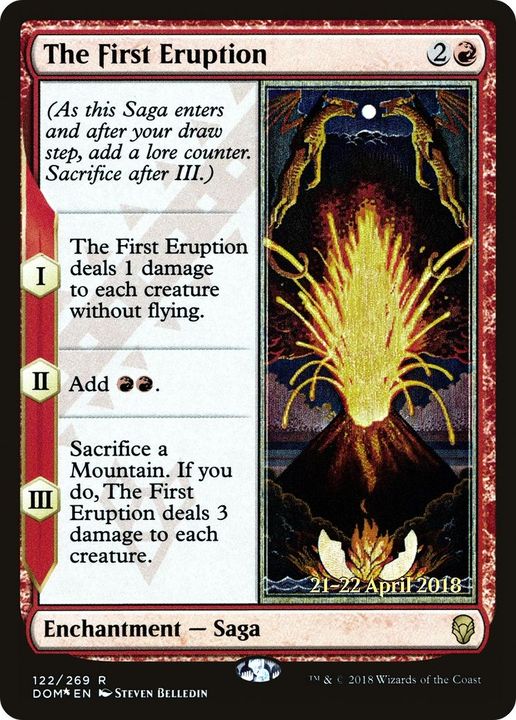 The First Eruption in the group Magic the Gathering / Sets / Dominaria Promos at Proxyprinters.com (22032)