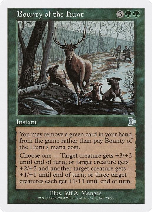 Bounty of the Hunt in the group Magic the Gathering / Types / Colors / Green at Proxyprinters.com (22060)