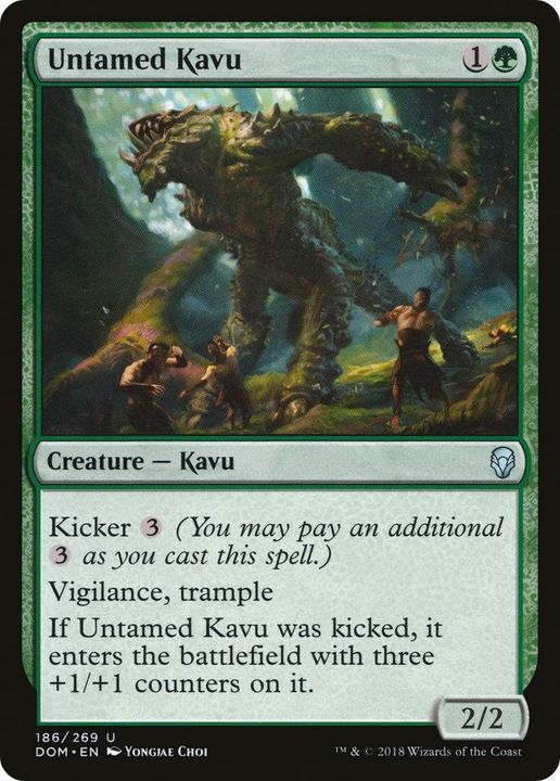 Untamed Kavu in the group Magic the Gathering / Types / Colors / Green at Proxyprinters.com (22061)