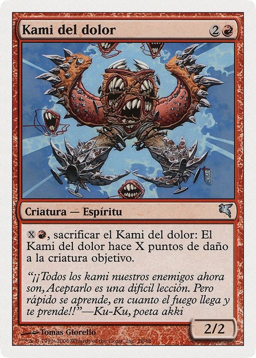 Pain Kami in the group Magic the Gathering / Types / Colors / Red at Proxyprinters.com (22075)