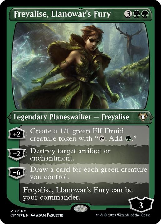 Freyalise, Llanowar's Fury in the group Magic the Gathering / Sets / Commander Masters at Proxyprinters.com (22097)