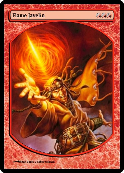 Flame Javelin in the group Magic the Gathering / Types / Colors / Red at Proxyprinters.com (22103)