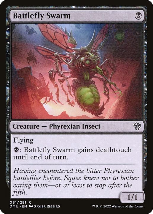 Battlefly Swarm in the group Magic the Gathering / Types / Colors / Black at Proxyprinters.com (22114)