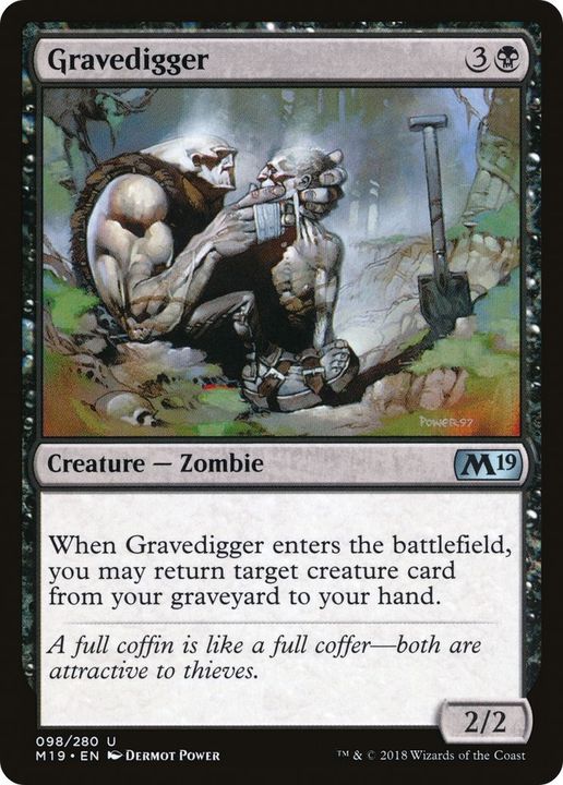 Gravedigger in the group Magic the Gathering / Types / Creatures / Zombie at Proxyprinters.com (22117)