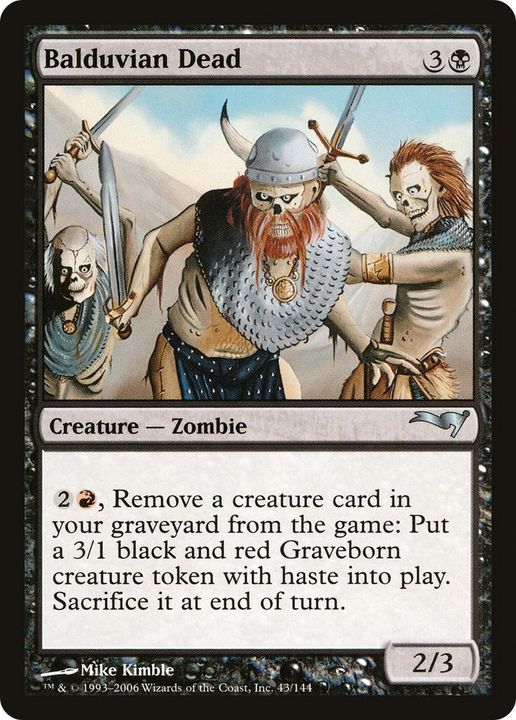 Balduvian Dead in the group Magic the Gathering / Sets / Coldsnap Theme Decks at Proxyprinters.com (22118)