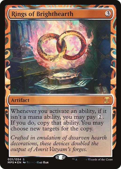 Rings of Brighthearth in the group Magic the Gathering / Types / Artifacts / Artifact at Proxyprinters.com (22132)