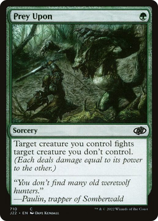 Prey Upon in the group Magic the Gathering / Types / Colors / Green at Proxyprinters.com (22160)