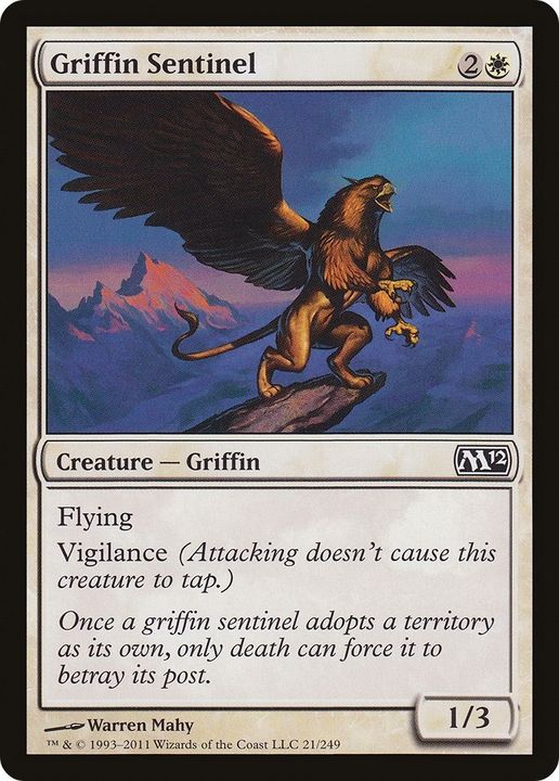 Griffin Sentinel in the group Magic the Gathering / Types / Colors / White at Proxyprinters.com (22162)